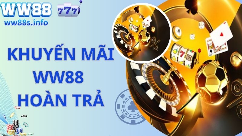 Khuyến mãi WW88 hoàn trả với tỷ lệ cực khủng 